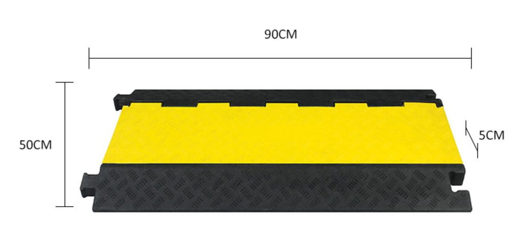 5 Channels Cable Protector Rubber | Model : RH-9033