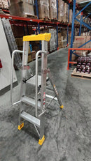 XG Aluminium Step Ladder with Hand Rails | Model : L-XG137AH