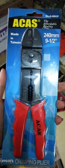 ACAS H/D Crimping Plier 9-1/2" (240mm) | Model : PLR-AHDCP Crimpling Plier Acas 