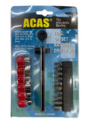 ACAS Offset Ratchet Driver Set (18pc)