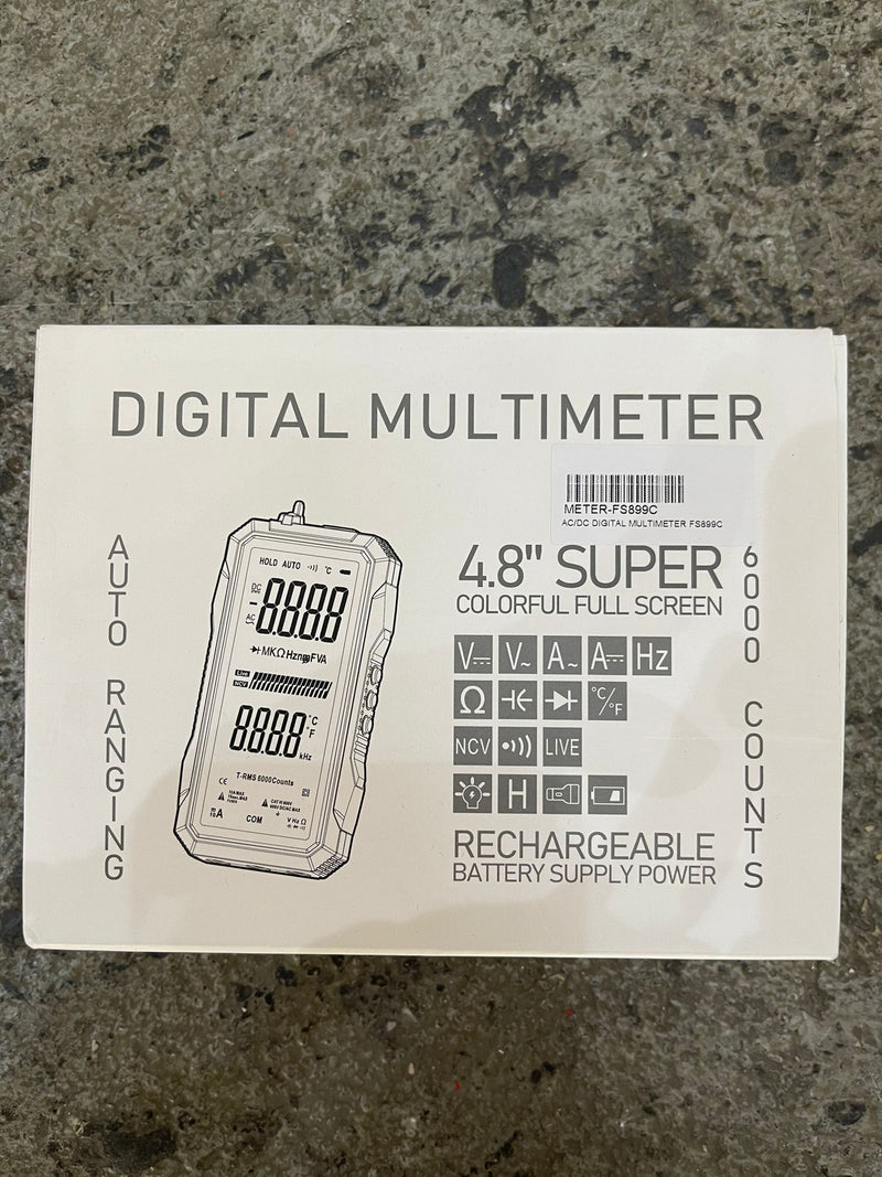 Ac/dc FS899C Digital Multimeter | Model : METER-FS899C Digital multimeter Aiko 