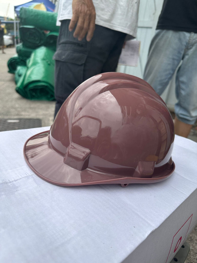 Ace Safety Helmet with Inner Liner (Various Colors) | Model : HELMET- Safety Helmet Ace Brown 