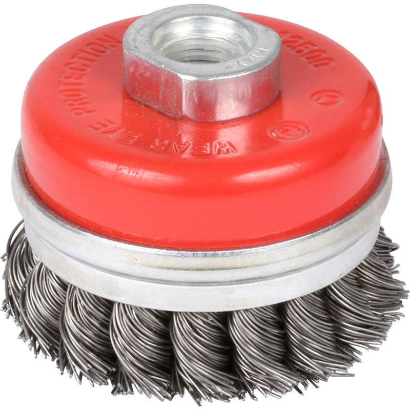 Action Cup Brush 3" M10X1.5 Twisted | Model : CB8-A-3TS Cup Brush Action 