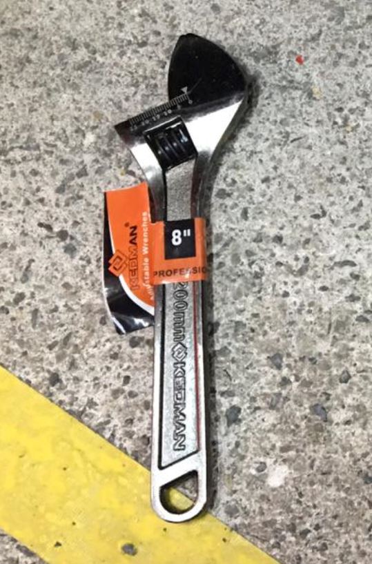 Adjustable Wrench |Size : 8