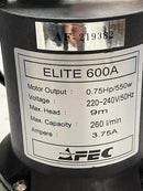 Afectmn 1-1/2" 550W Effluent Pump Auto Float | Model : ELITE-600A Submersible Pump Afectmn 