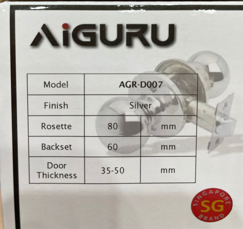 Aiguru Cylinder Door Lock 587SS | Model : LK-AG-587 Aiguru 