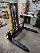 AIKO 1 Ton 2 Meter Wide Leg Manual Hand Stacker Pu Wheel | Model: PT-CTY-EWH1T/2M Hand Stacker Aiko 