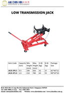 Aiko 1.0 ton JACK-JP Low Transmission Jack | Model : JACK-JP1.0 Transmission Jack Aiko 