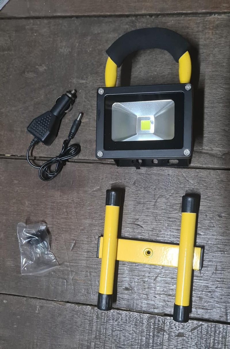 Aiko 10W LED Rechargeable Flood Light | Model : LED-GYRLF10A2 Led Rechargeable Lamp Aiko 