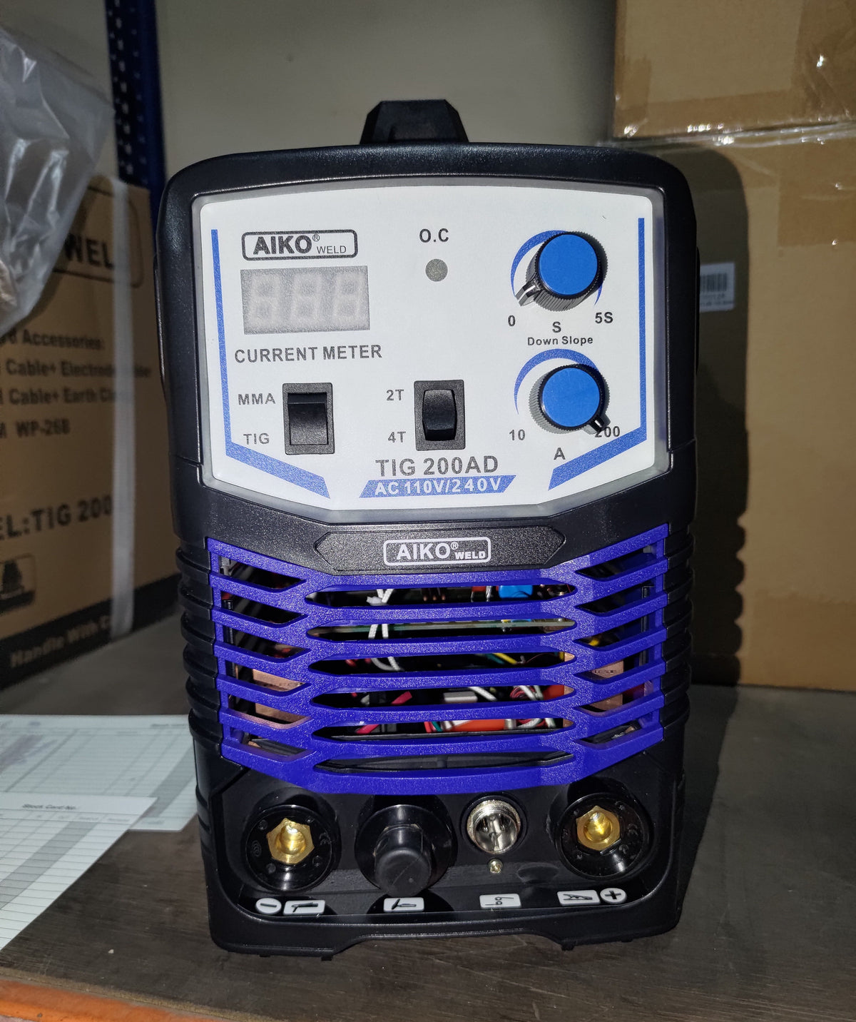 aikoページ AIKO 110V/240V Welding Set come with 3m Welding Cable & 3m Earth Cable