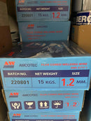 Aiko 1.2mm E71T-GS MIG wire (Gasless, Flux Core Type) | 15kg / box | Model : MW-F12 MIG wire Aiko 