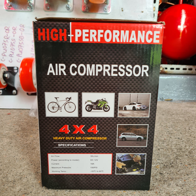 Aiko 12V Mini Air Compressor for car use, Max Pressure 150PSI | Model: JB-82 (35L/min), JB-88 (85L/min) Air Compressor AIKO 