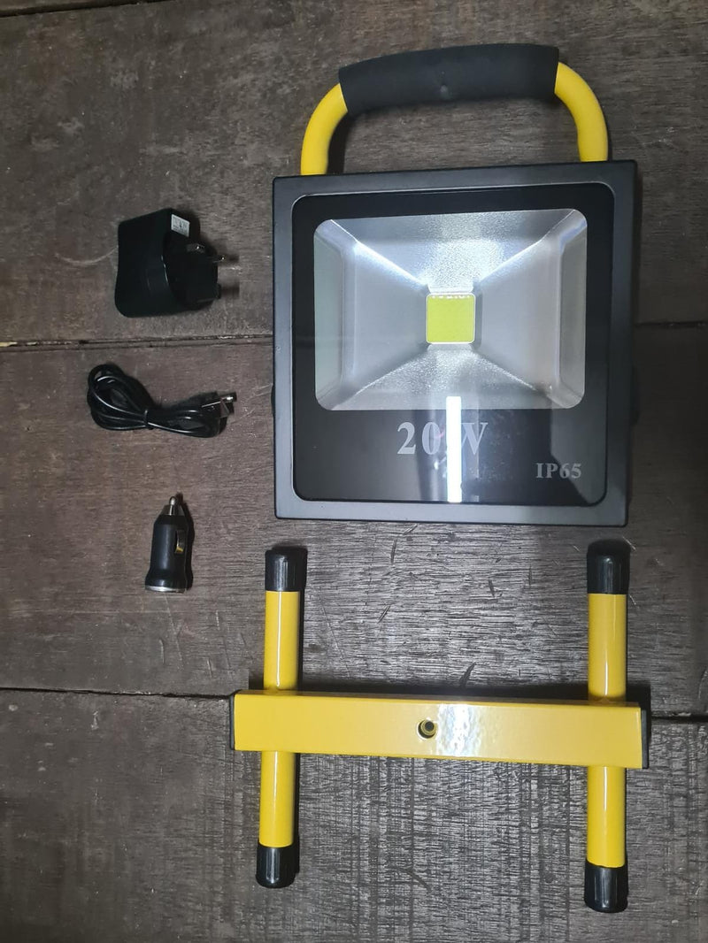 Aiko 20W LED Rechargeable Flood Light | Model : LED-GYRLF20A2 Led Rechargeable Lamp Aiko 