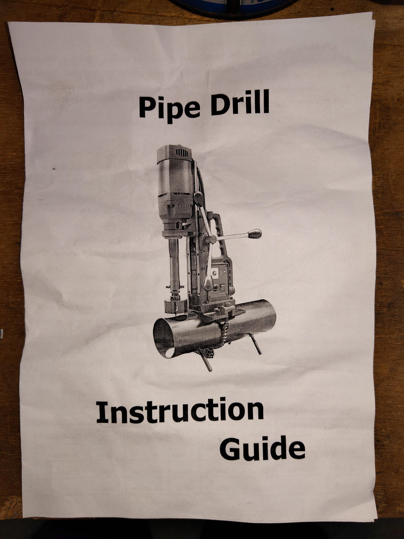 AIKO 220V 50Hz Steel Pipe Drill Machine (219mm Pipe, 114mm Hole Cutting) | Model : PD-GJ-120E Pipe Drill Machine Aiko 