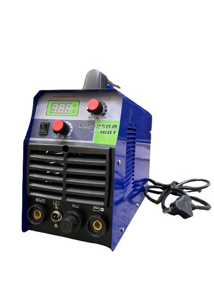 Aiko 220V TIG Welding Machine come with 4M Wp17 Torch & 2M Ground & Welding Cable | Model : W-TIG250A TIG Welding Machine Aiko 