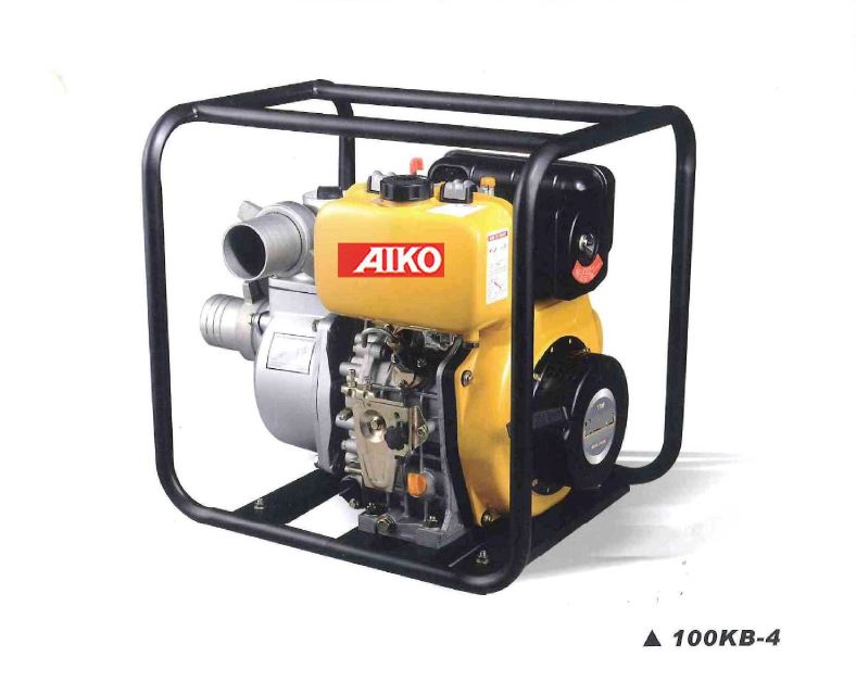 Aiko 2"X2" Diesel Water Pump With Big Diesel Tank | Model : WP-50KB-S-D Diesel Water Pump Aiko 