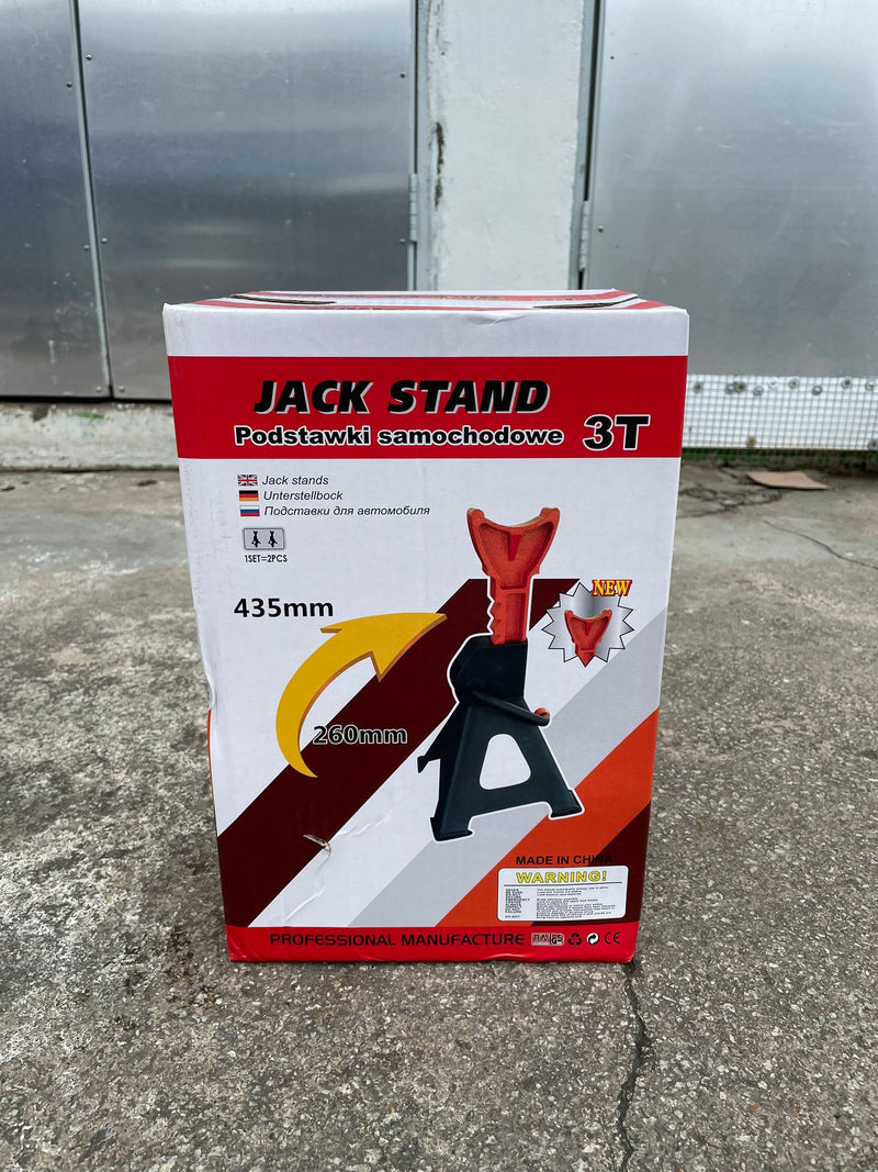 Aiko 3 Ton 42cm Car Jack Stand | Model : JACK-11132 | Sold per Piece , 2Pcs / Box Jack Stand Aiko 