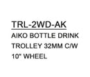 Aiko 32Mm Gas Cylinder Trolley Come with 10" Wheel | Model : TRL-2WD-AK Trolley Aiko 