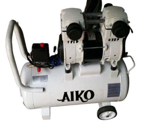 Aiko 3.5hp , 40L Oil Free & Silent Gold Air Compressor | Model : WP1100-1/40 Air Compressor Aiko 