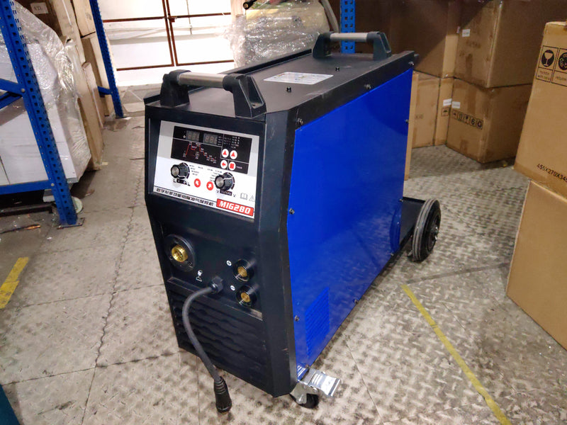 Aiko 380V 60Hz MIG Welding Machine Pulse Welder With Gas Tank Trolley Come With 4m Torch, 3m Earth Cable & Gas Hose | Model: W-MIG280P Pulse Welder Aikchinhin 