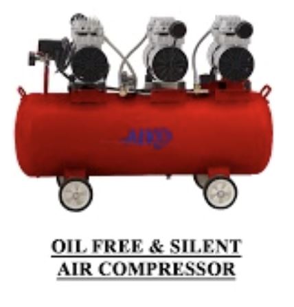 AIKO 3HP 90L OIL FREE & SILENT 8BAR AIR COMPRESSOR