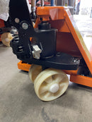 Aiko 3T 550*1150*85MM CBY series Double Nylon Yellow Hand Pallet Truck| Model: PT-CBY3N-550-2 Pallet Truck Aiko 