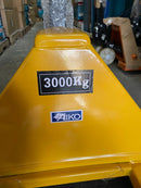 Aiko 3Ton Pallet Truck 685x1220x85mm Double Pu Yellow Hand | Model : PT-CBY3P-685-2 Pallet Truck Aiko 