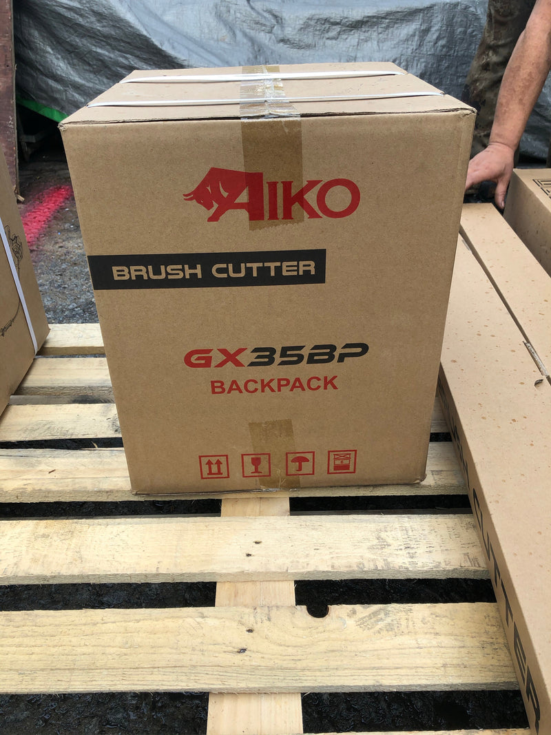 Aiko 4 Stroke Backpack Petrol Grass Cutter with Nylon Cutter | Model : BC-GX50 Grass Cutter Aiko 