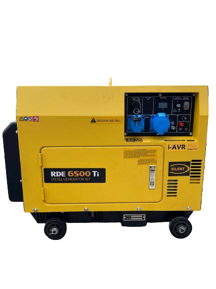 Aiko 4.5kva, 240v , 50hz , 4-stroke Silent Diesel Generator | Model : RDE6500TI Diesel Generator Airstrong 