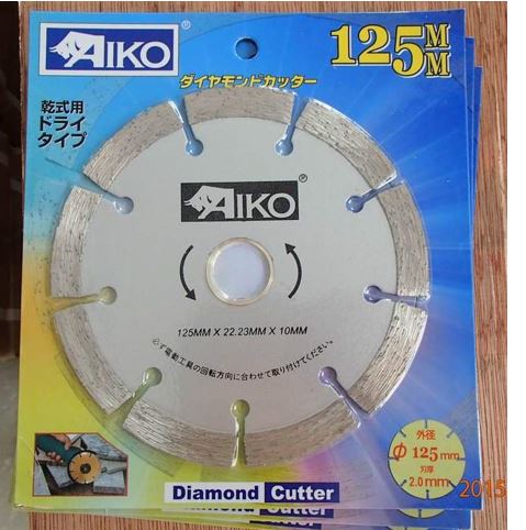 Aiko 5" Dry Diamond Blade (Silver) | Model : DB-ADS01-5S Diamond blade Aiko 