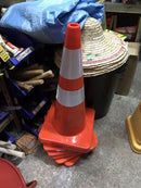 Aiko 70cm Safety (Traffic) Cone | Soft & Unbreakable | Model : CONE-7093 - Aikchinhin