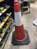 Aiko 75cm Safety Cone with Black Rubber Base | Model : CONE-7073 - Aikchinhin