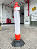 Aiko 80cm Unbreakable Plastic Flexible Bollard | Model : RL-720880 Safety Cone Aiko 