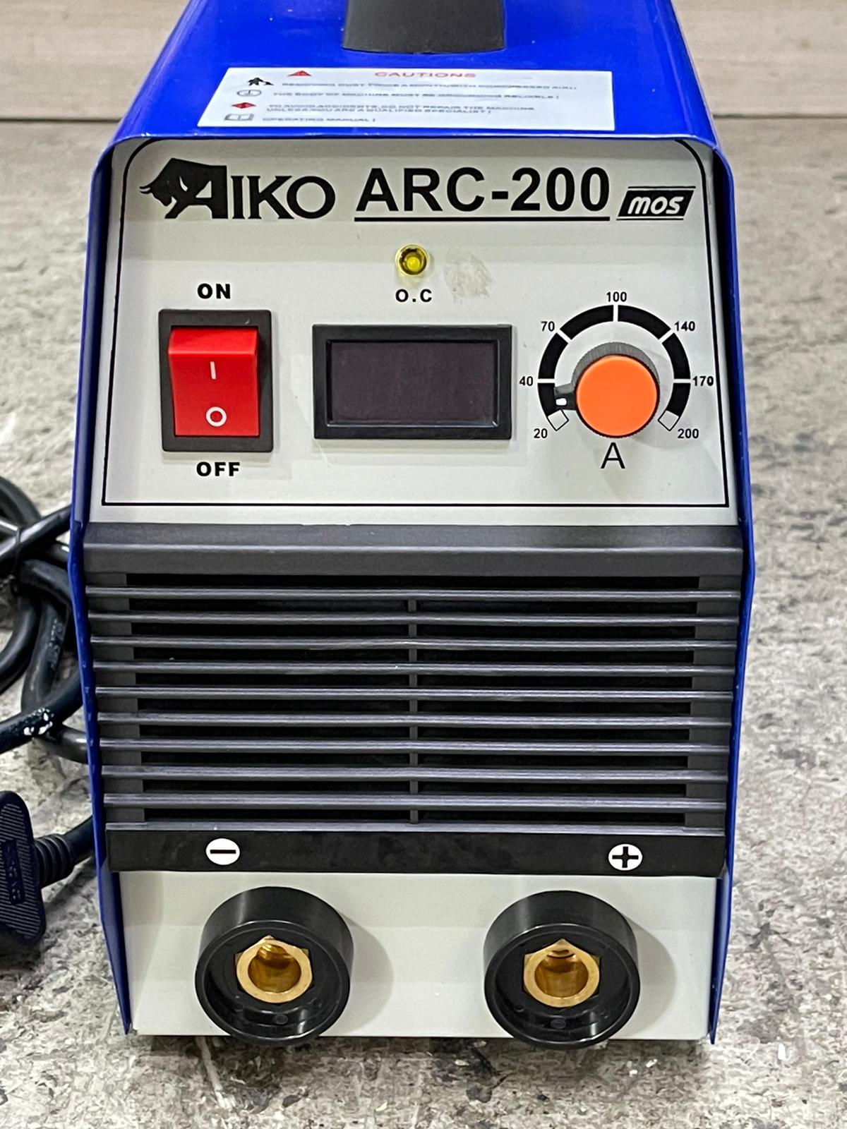 Aiko ARC200 (IGBT) Welder 200Amp 230V C/W 3m 25mm2 Welding Cable & 3m
