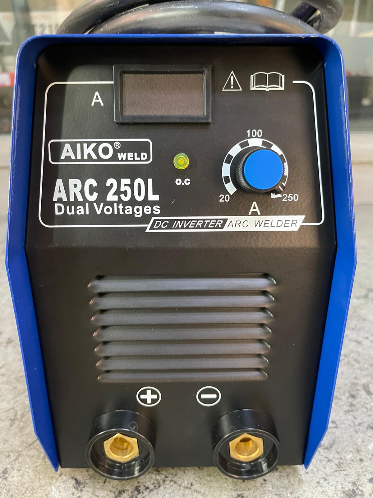 Aiko Arc250L 110V/220V Dual Welder 3M Welding Cable+3M Earth Cable | M