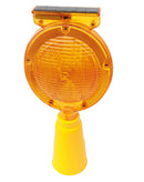 Aiko Barricade Flashing Yellow Light for Cone with Solar | Model : RL-7368 Safety Light Aiko 