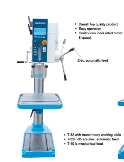 Aiko Drilling Machine T-35 Auto Feeding | Model : T-35 - Aikchinhin