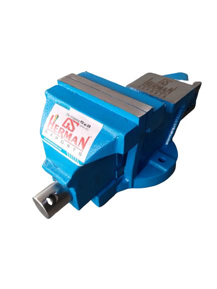 AIKO Bench Vice Fixed Base 125mm With Scale | Model: VISE-GS100-05 Bench Vise Aiko 