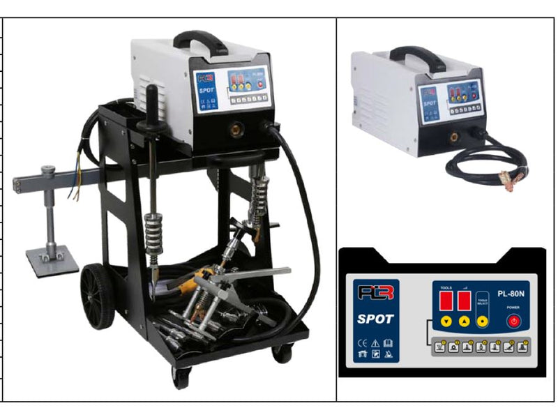 Aiko Car Spot Welder for Body Repair PL-80N-1 With 101005 Straightening Bar and Automatic Pulling Units | Model : AM-PL-80N-1 Car Body Repair Machine Aiko 