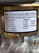 Aiko Diesel Concrete Vibrator Engine 173F Come With Fixed Base And Coupling | Model : CV-ZE-4 Vibrator Engine Aiko 