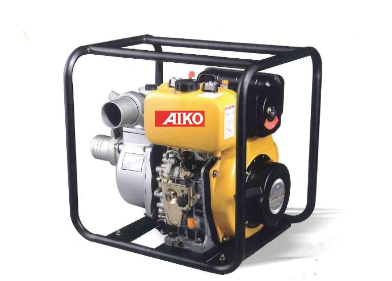 Aiko Diesel Water Pump 4" C/W E/Starter | Model : WP-100KB-4E - Aikchinhin