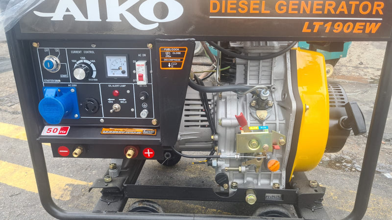 Aiko Diesel Welding (Welder) Generator with 2000W | Model : LT-190EW Generator Aiko 