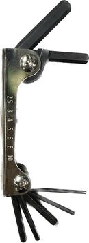 Aiko Folding Hex Key 2.5-10Mm (8Pc) | Model : HK-F2510 Folding Allen Key Set Aiko 