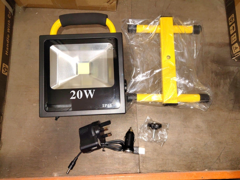 Aiko GY-RLF-20A2LED Rechargeable Flood Light 20W | Model: LED-GYRLF20A2 Led Rechargeable Lamp Aiko 