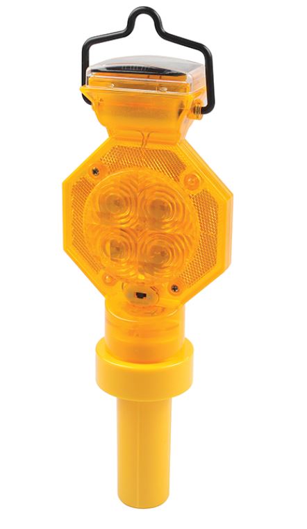 Aiko Hex Type Warning Light (Flashing/Revolving Lamp) for Safety Cones with Solar | Model : RL-7378 Safety Light Aiko 