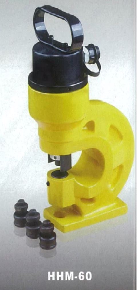 Aiko Hydraulic Busbar Punching Tool for 6mm Iron Sheet (Puncher) | Model : HHM-60 - Aikchinhin