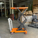 Aiko Hydraulic Scissor Table Lift Truck with 350kg 1.5m (Yellow) | Model : PT-WP350 Lift Table Aiko 