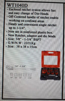Aiko Manual Ratchet Die Stock Set Hand 3/8"-1-1/4" | Model : WT1040D Ratchet Manual Die Set Aiko 