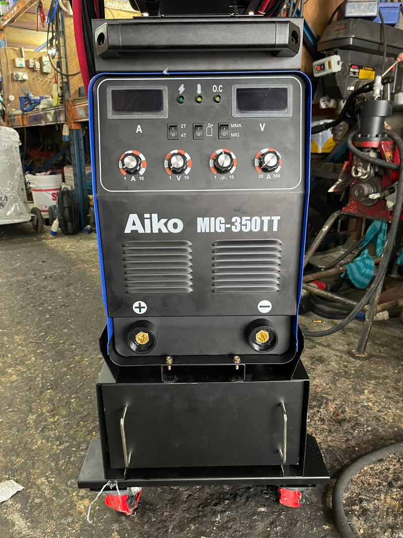 Aiko MIG350TT Welder (10M Wire Connect) 4M MIG24 + 3M Earth Cable +3M Gas Tube + | Model : W-MIG350TT MIG Welding Machine Aiko 