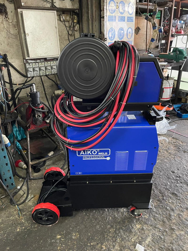 Aiko MIG350TT Welder (10M Wire Connect) 4M MIG24 + 3M Earth Cable +3M Gas Tube + | Model : W-MIG350TT MIG Welding Machine Aiko 